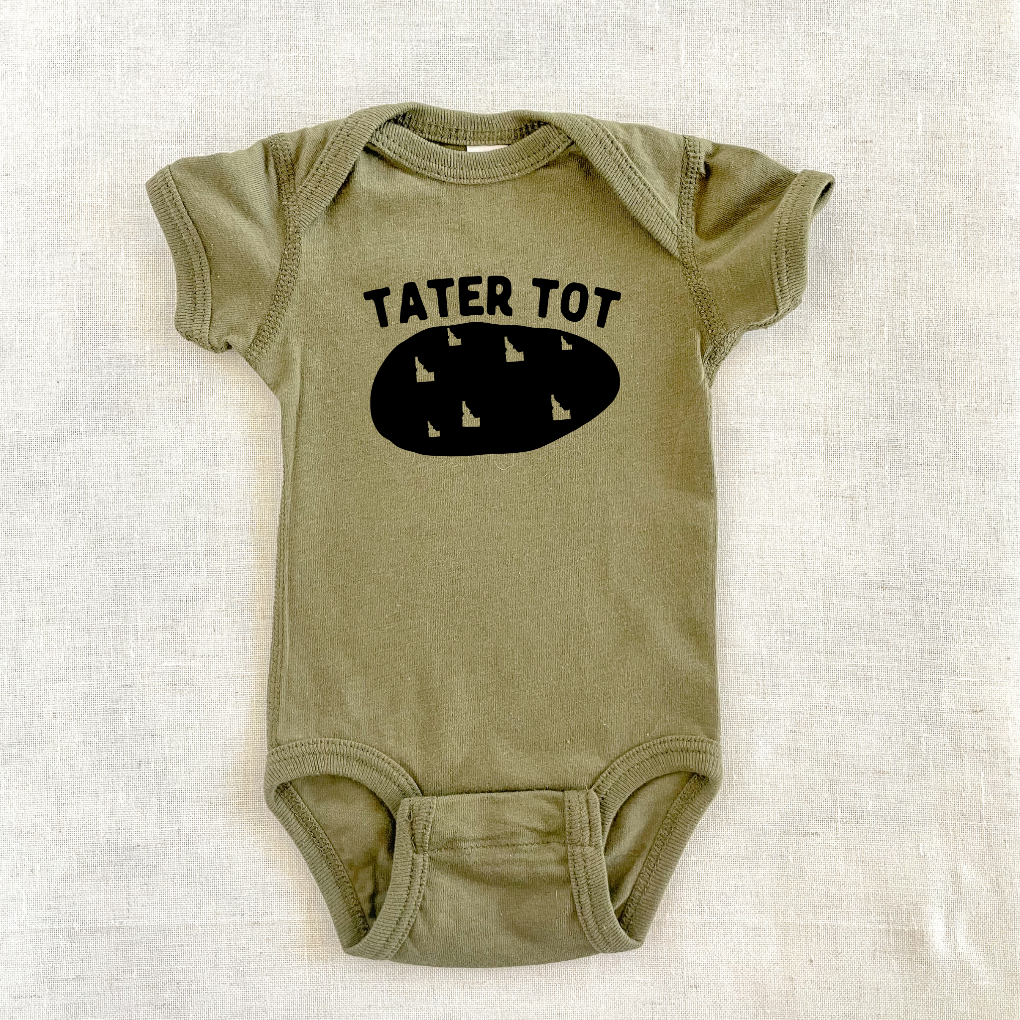 Tater Tot Idaho Onsie - Baby Shirt-Baby & Toddler-208 Tees Wholesale, Idaho