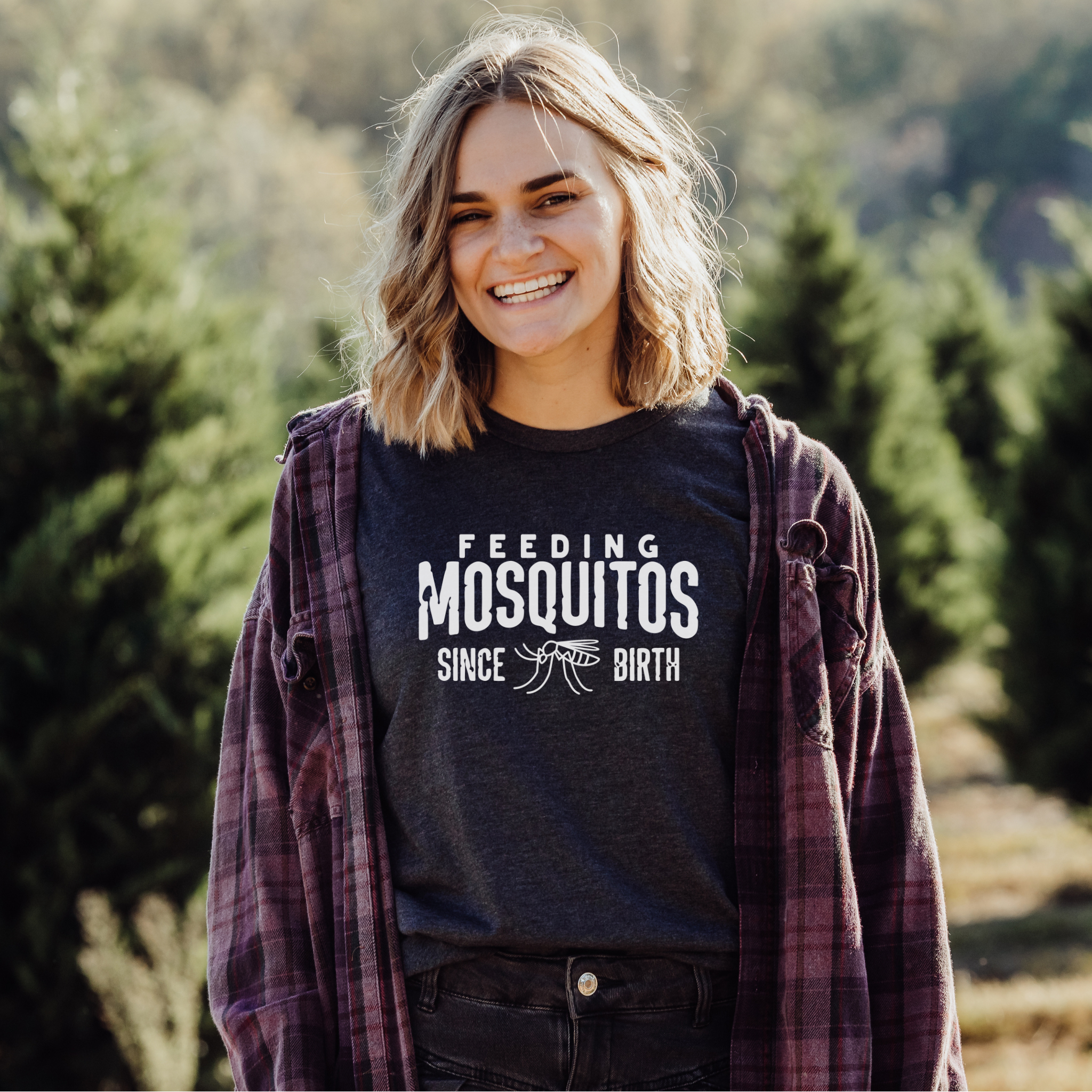 Feeding Mosquitos Since Birth Graphic Tee 150-Graphic Tees-208 Tees Wholesale, Idaho