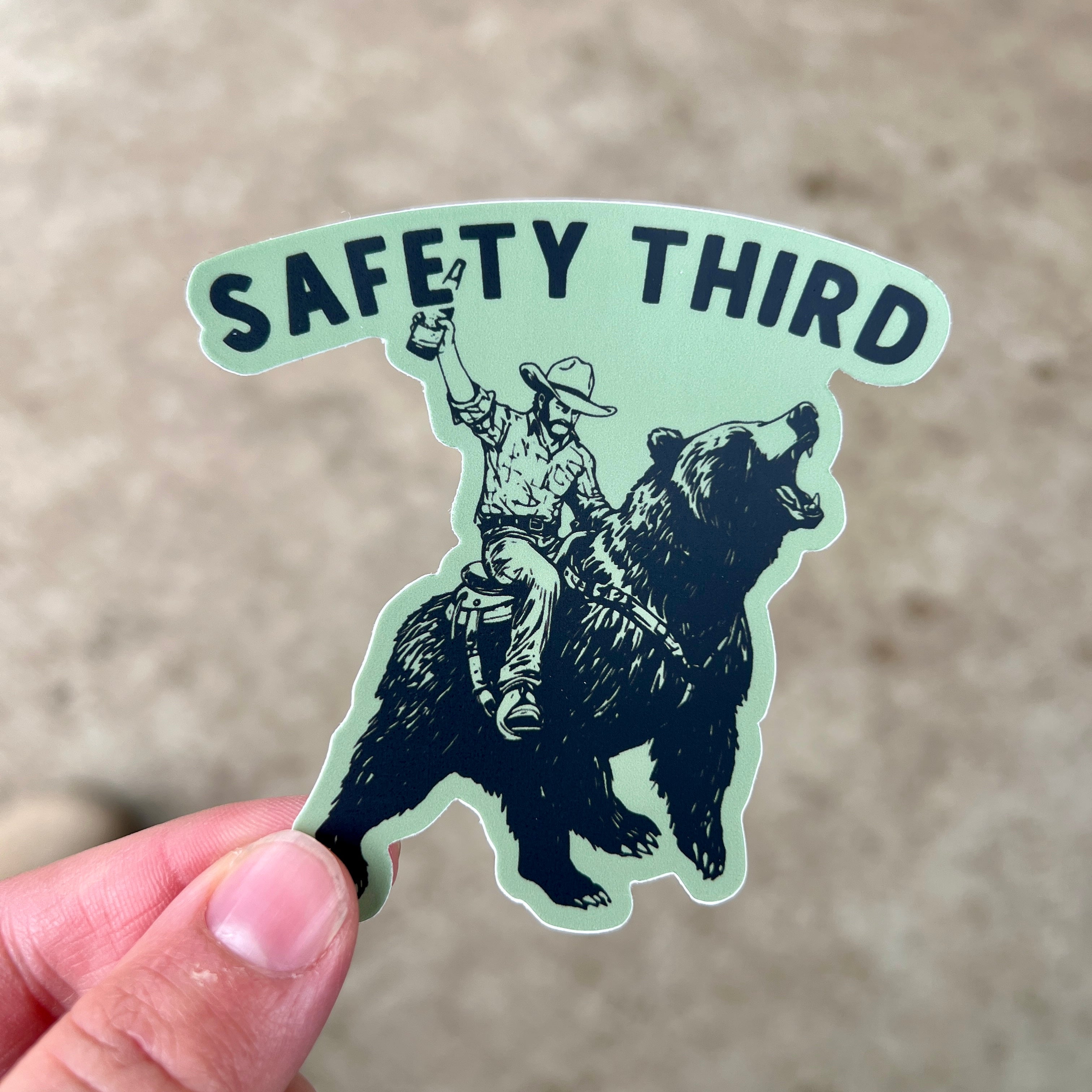 WHOLESALE Bear Bumper Sticker - Waterproof Outdoor Sticker With Cute Bear Design | USA Made Decal-Sticker-208 Tees Wholesale, Idaho