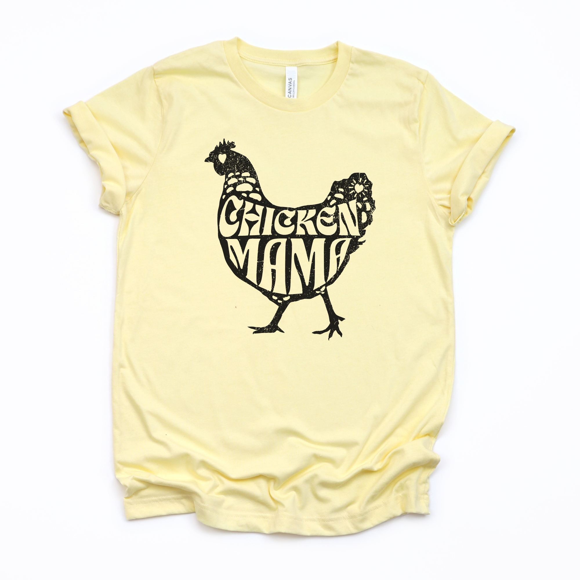 Chicken Mama Graphic Tee Long Sleeve Soft 044-Graphic Tees-208 Tees Wholesale, Idaho