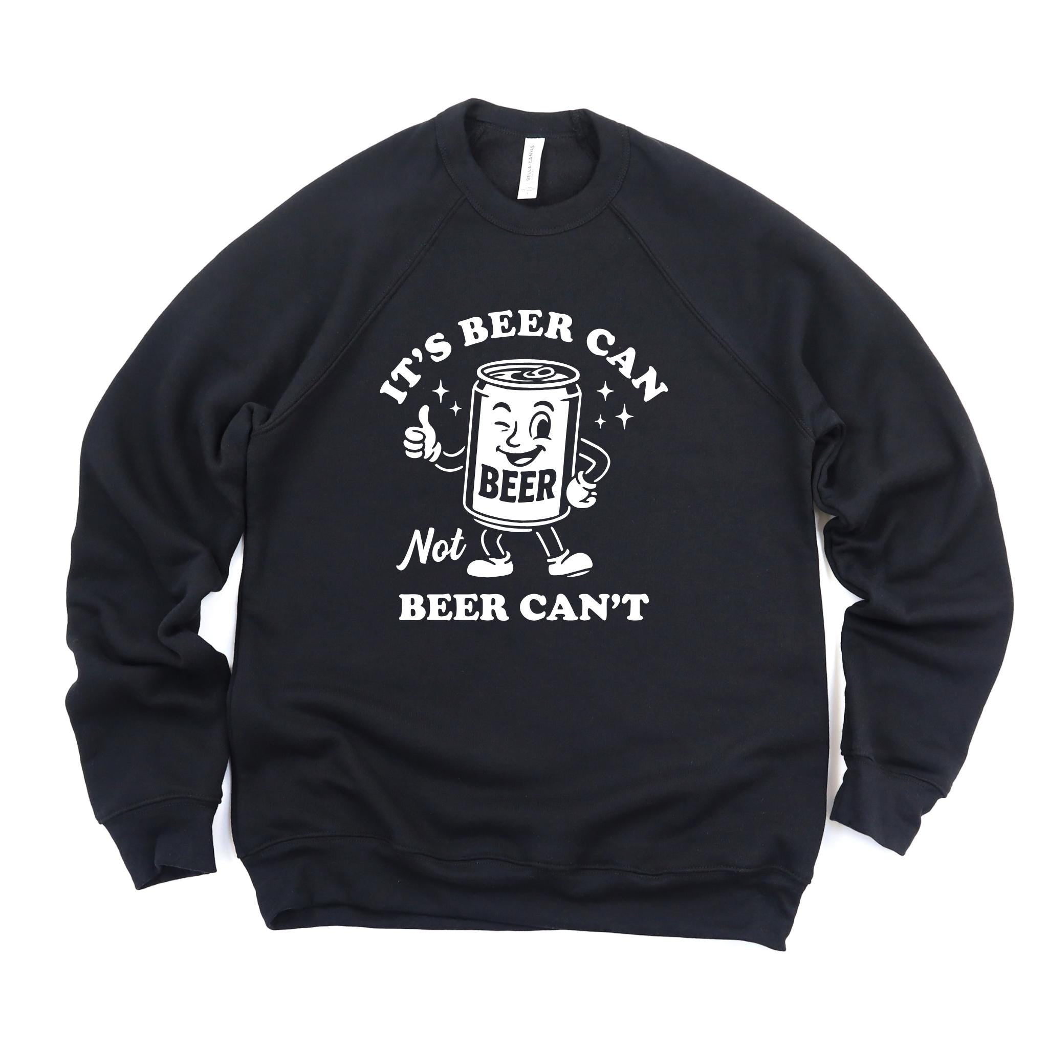 WHOLESALE It’s Beer Can Crewneck Sweatshirt | Hoodie 255-Sweatshirts-208 Tees Wholesale, Idaho