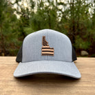 Idaho Flag Hat-Hats-208 Tees Wholesale, Idaho