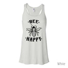 Bee Happy Tank Top-Tank Tops-208 Tees Wholesale, Idaho