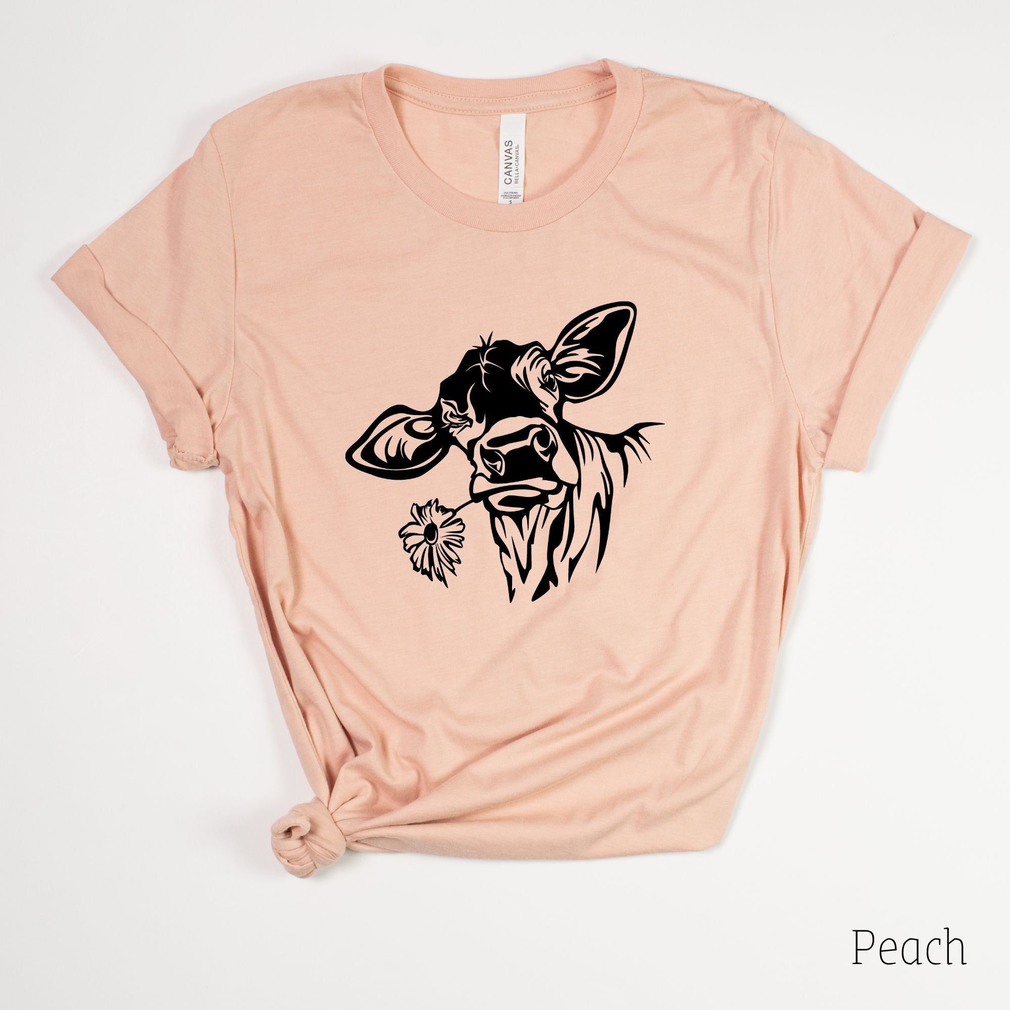 Cute Cow Graphic Tee for Women *UNISEX FIT*-208 Tees Wholesale, Idaho