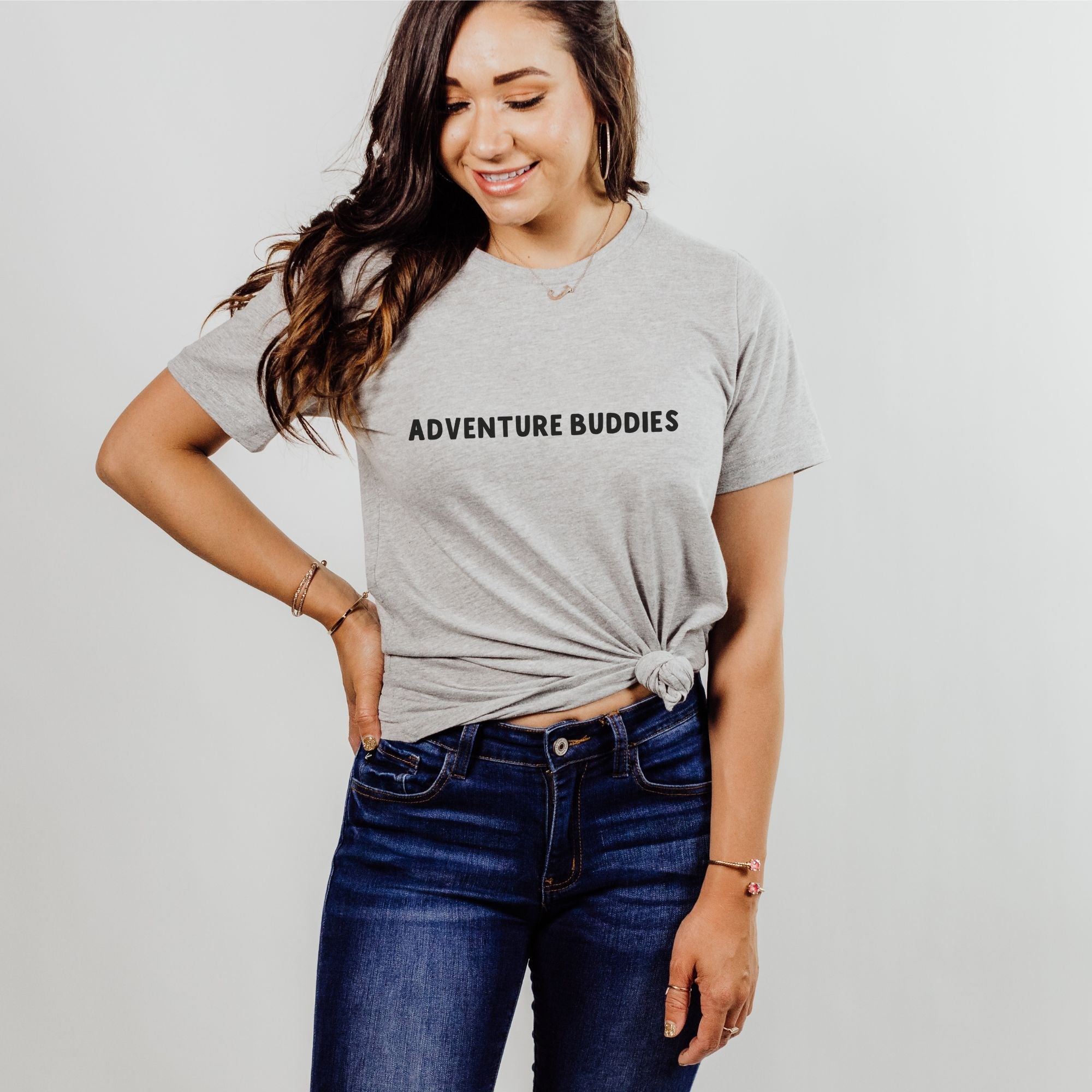 Family Matching Adventure Buddies (ADULT SHIRT ONY) Shirt for Men and Women *UNISEX FIT*-Mens Tees-208 Tees Wholesale, Idaho