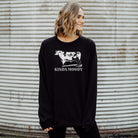 Kinda Moody Sweatshirt - Funny Cow Hoodie or Crewneck *UNISEX FIT*-Sweatshirts-208 Tees Wholesale, Idaho