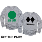 I'm Easy Sweatshirt or Hoodie *UNISEX FIT*-Sweatshirts-208 Tees Wholesale, Idaho