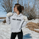 Ski Bum Crewneck Skier Hoodie Skiing Sweatshirt *UNISEX FIT*-Sweatshirts-208 Tees Wholesale, Idaho