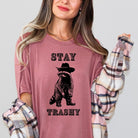 Stay Trashy Racoon Cowboy TShirt *UNISEX FIT*-Graphic Tees-208 Tees Wholesale, Idaho