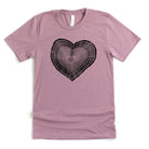 Heart Tree Trunk Graphic Tee Long Sleeve 032-Graphic Tees-208 Tees Wholesale, Idaho