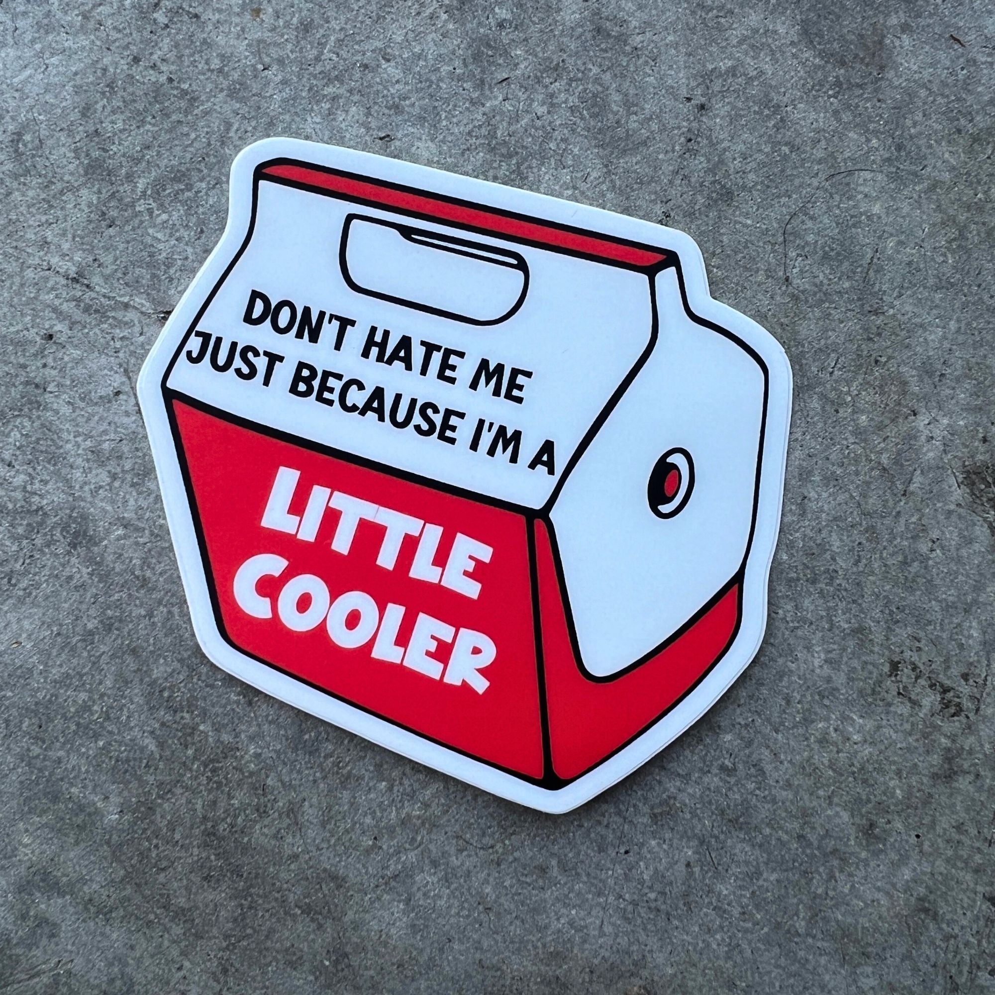 Little Cooler Sticker-Sticker-208 Tees Wholesale, Idaho