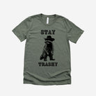 Stay Trashy Racoon Cowboy TShirt *UNISEX FIT*-Graphic Tees-208 Tees Wholesale, Idaho