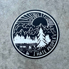 I Hate People Camping Sticker-Sticker-208 Tees Wholesale, Idaho