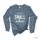 Support Local Long Sleeve 36T *UNISEX FIT*-Long Sleeves-208 Tees Wholesale, Idaho