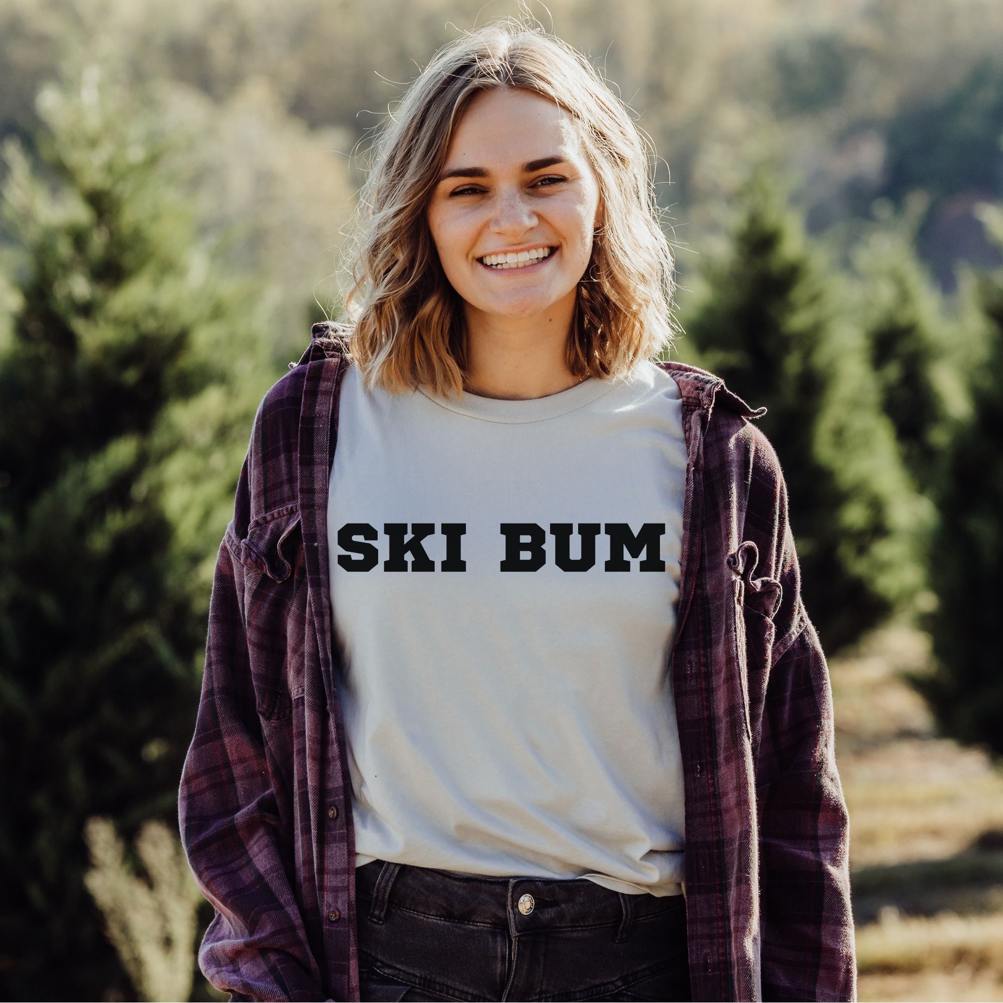Ski Bum TShirt *UNISEX FIT*-208 Tees Wholesale, Idaho