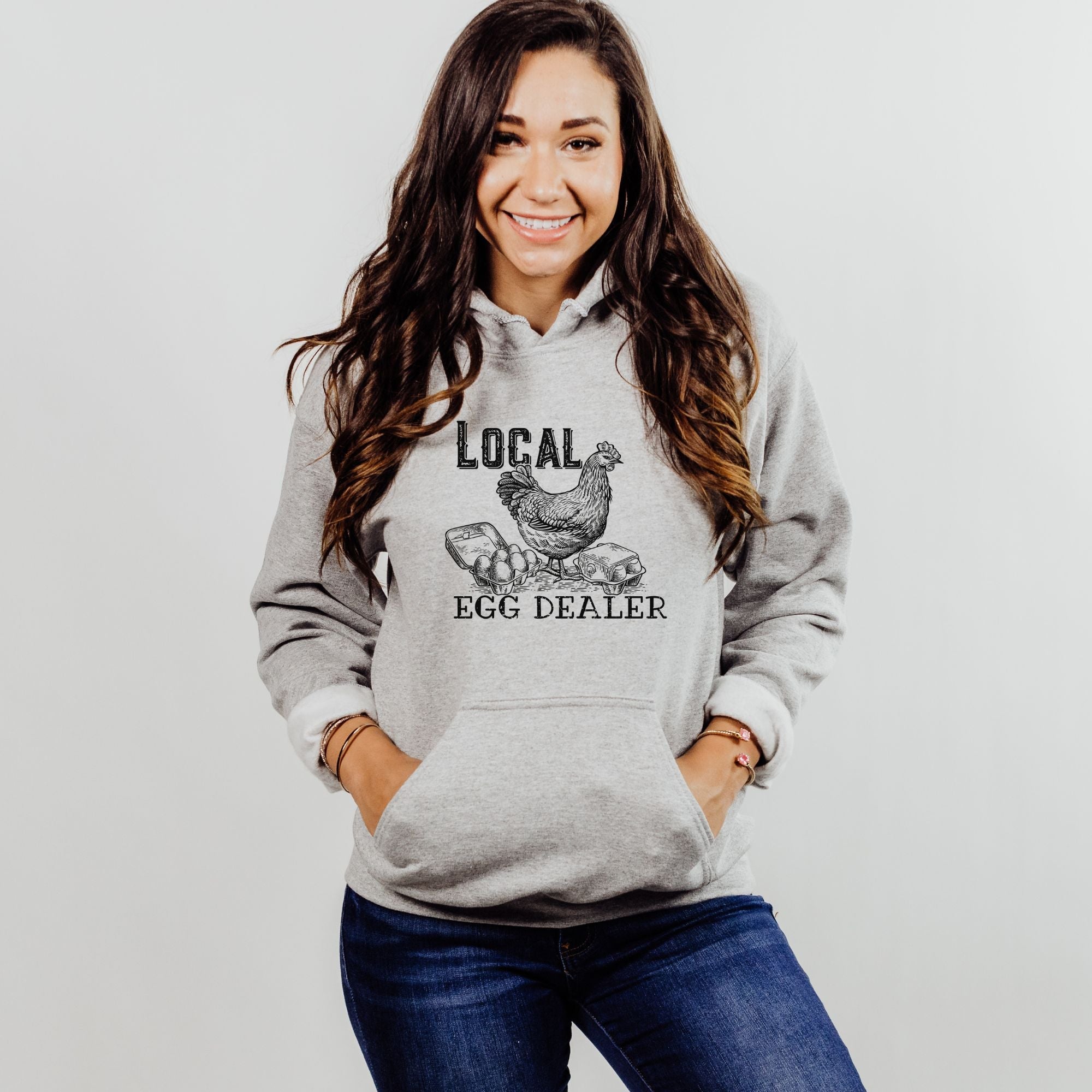 Local Egg Dealer Sweatshirt *UNISEX FIT*-Sweatshirts-208 Tees Wholesale, Idaho