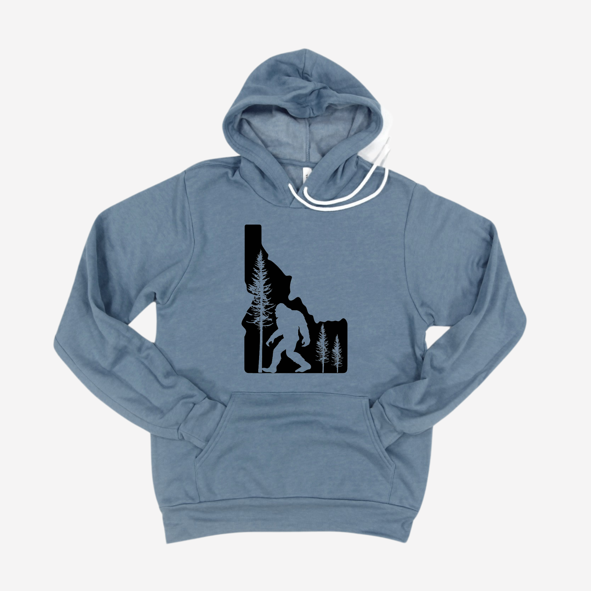 Idaho Bigfoot Bella Canvas Sweatshirt or Hoodie *Unisex Fit*-Sweatshirts-208 Tees Wholesale, Idaho