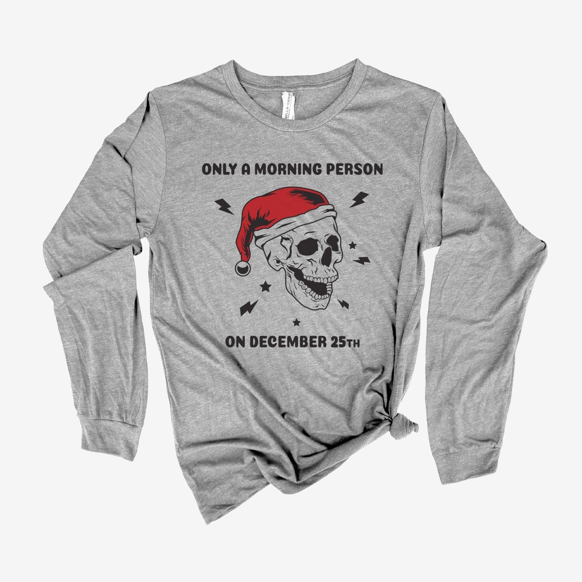 Hilarious Christmas Skeleton Long Sleeve *UNISEX FIT*-Long Sleeves-208 Tees Wholesale, Idaho