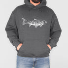 Fly Fishing Gildan Sweatshirt or Hoodie *UNISEX FIT*-Sweatshirts-208 Tees Wholesale, Idaho