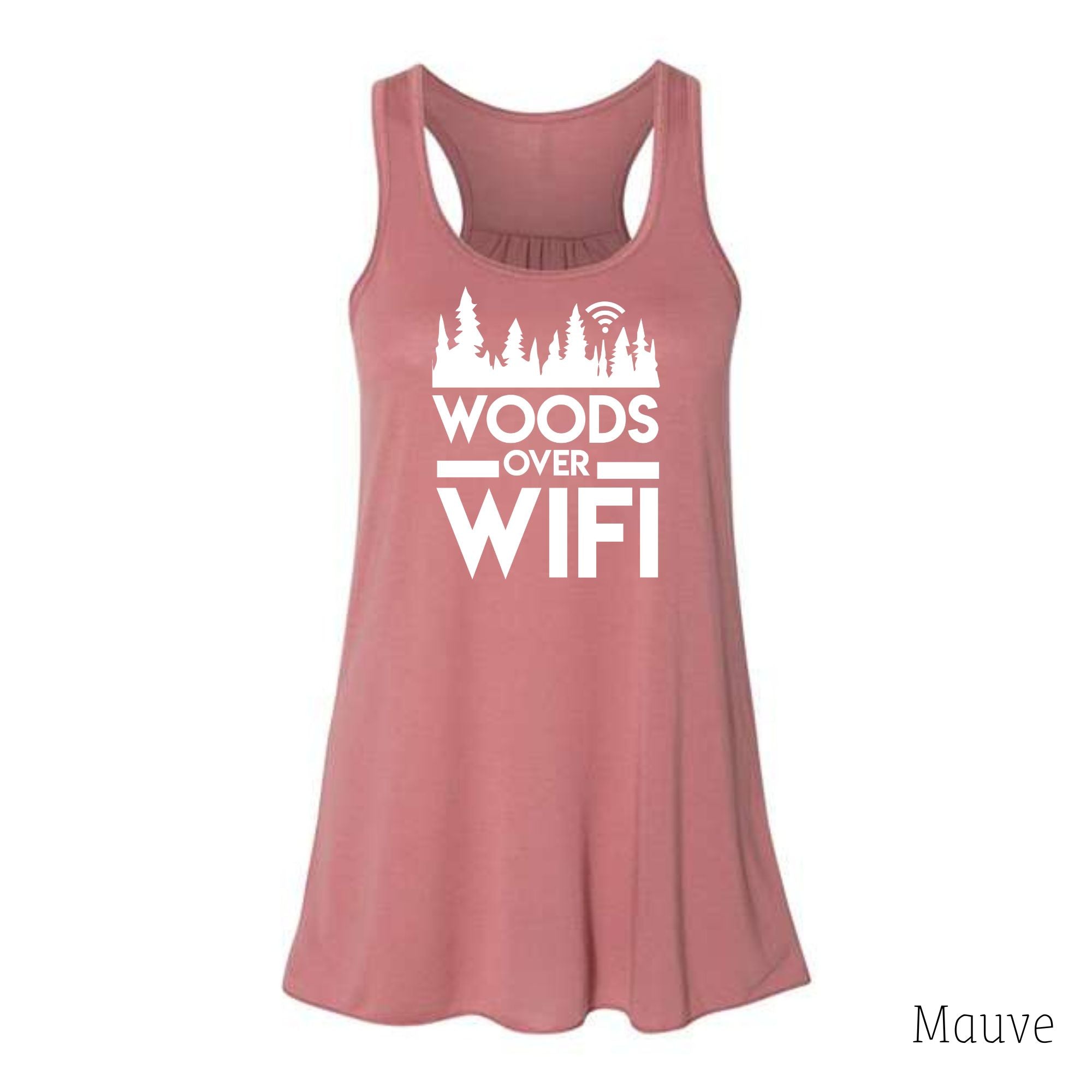 Woods Over Wifi Tank Top-Tank Tops-208 Tees Wholesale, Idaho