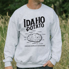 Idaho Potato Sweatshirt Men and Women *UNISEX FIT*-Sweatshirts-208 Tees Wholesale, Idaho