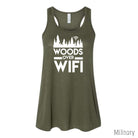 Woods Over Wifi Tank Top-Tank Tops-208 Tees Wholesale, Idaho