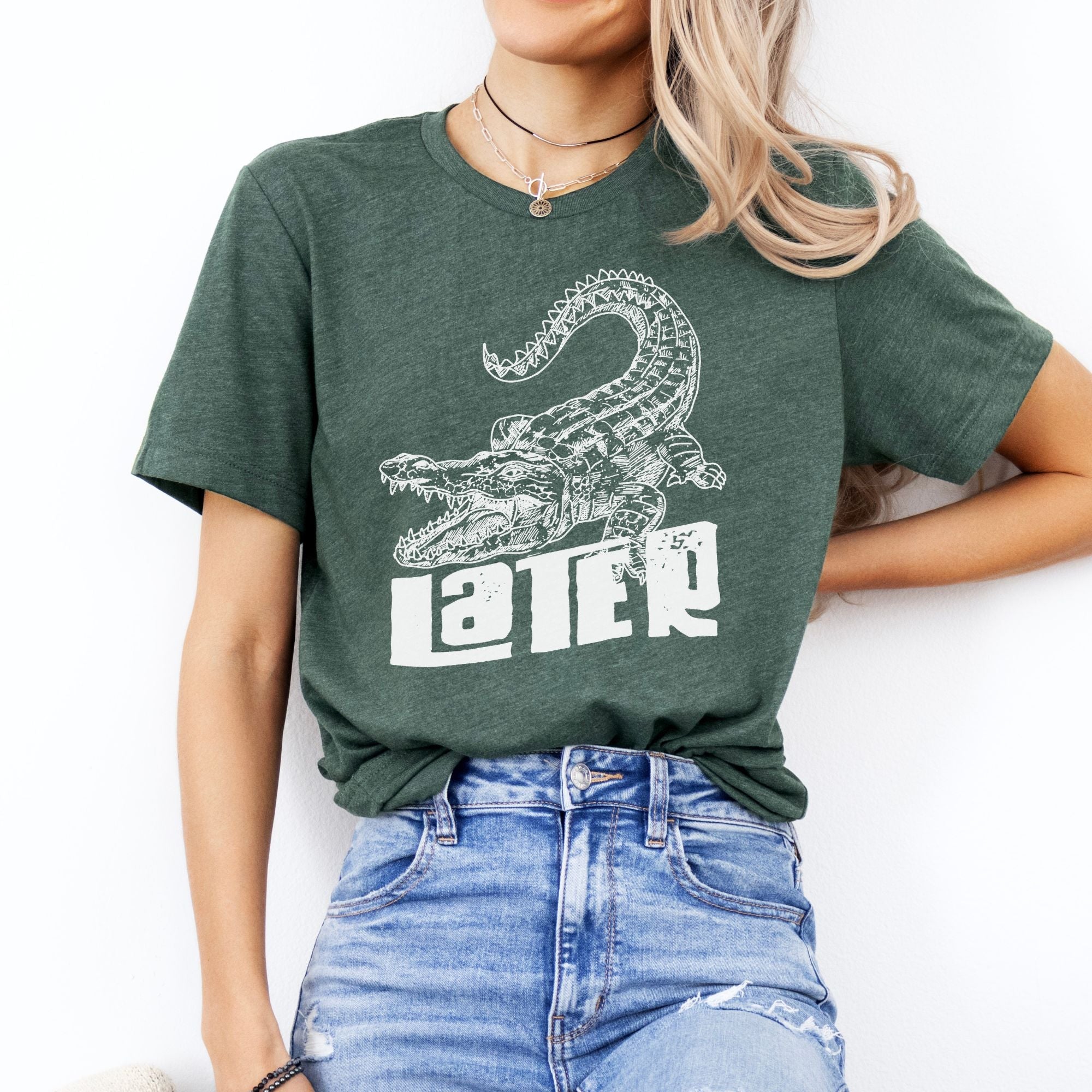 Later Gator Funny Graphic Tee *UNISEX FIT*-Graphic Tees-208 Tees Wholesale, Idaho