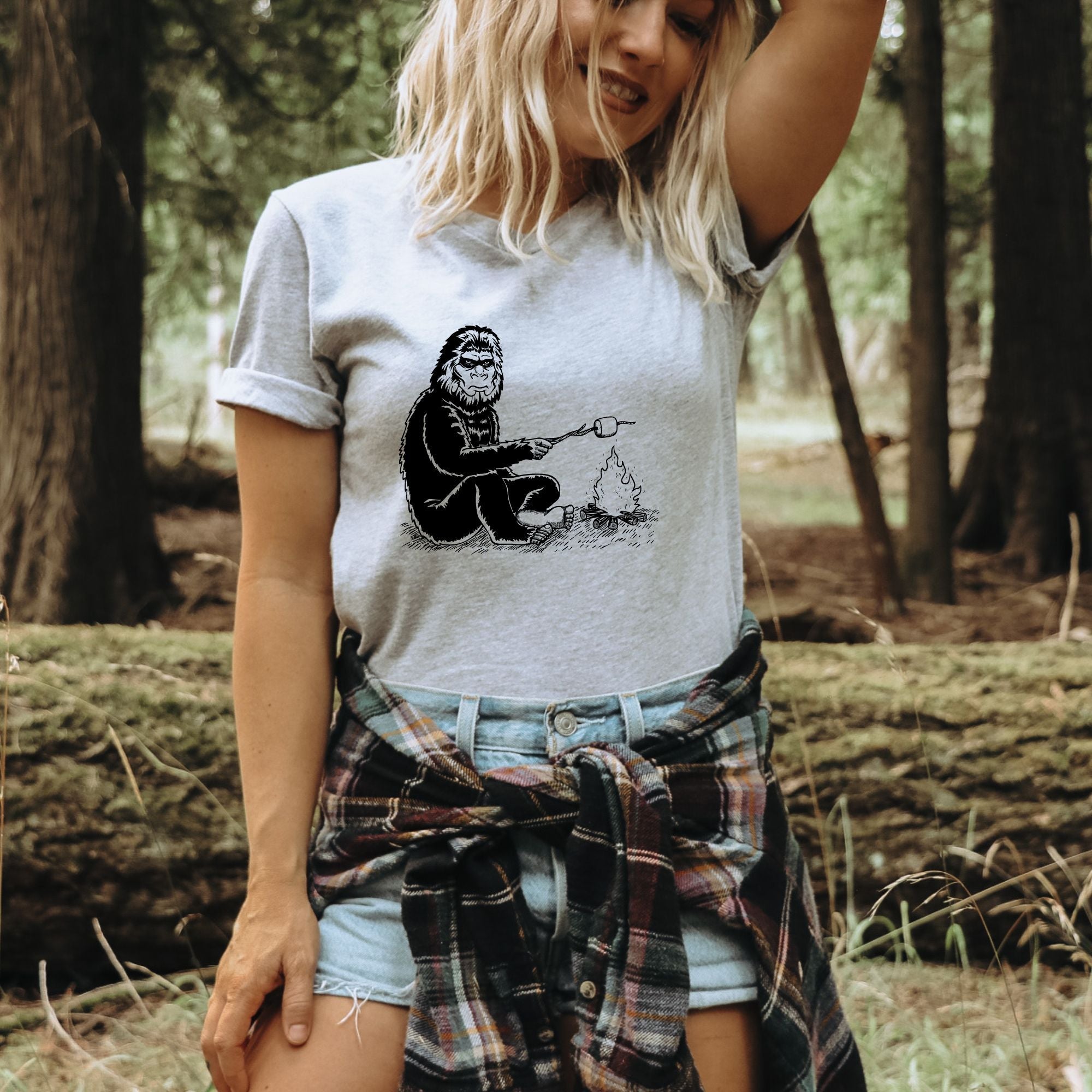 Bigfoot Smore Shirt for Women *UNISEX FIT*-208 Tees Wholesale, Idaho