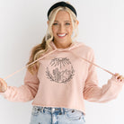 Desert Scene Bella Canvas Cropped Sweatshirt or Crop Hoodie *Women's Crop Fit*-208 Tees Wholesale, Idaho