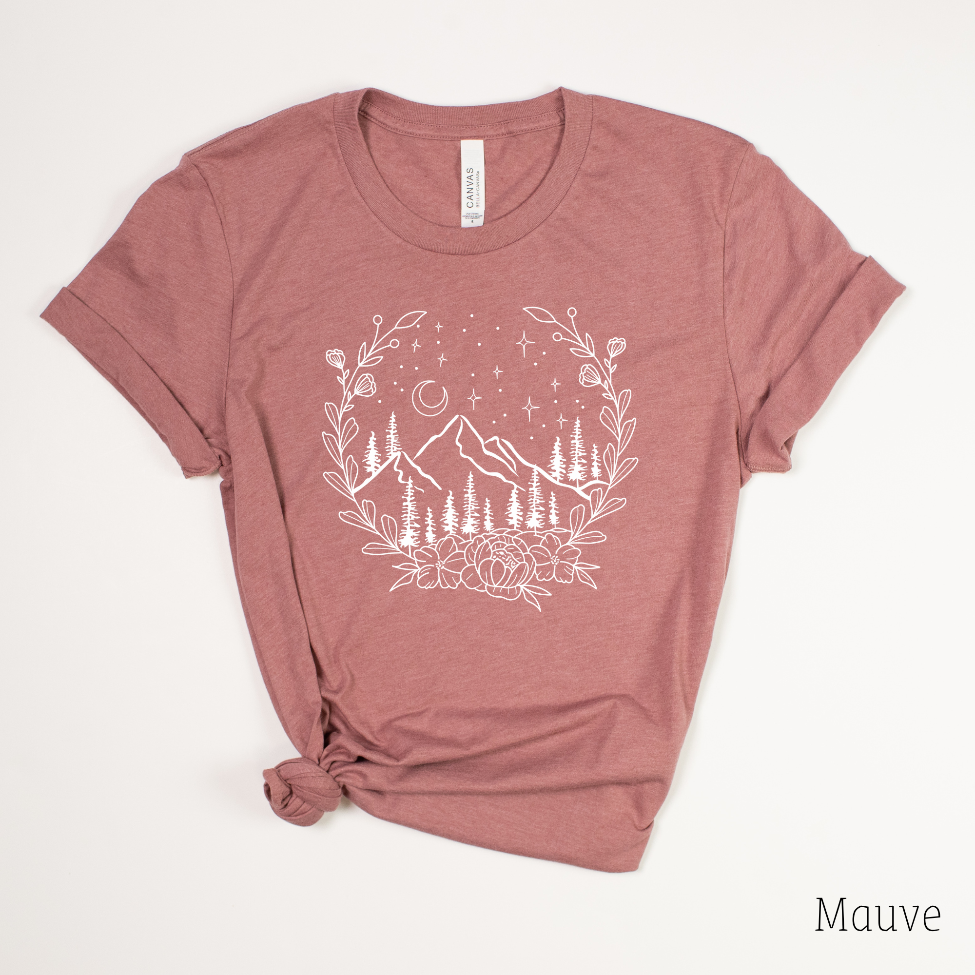 Mountain TShirt, Graphic Tee Nature, Floral Shirts *UNISEX FIT*-208 Tees Wholesale, Idaho
