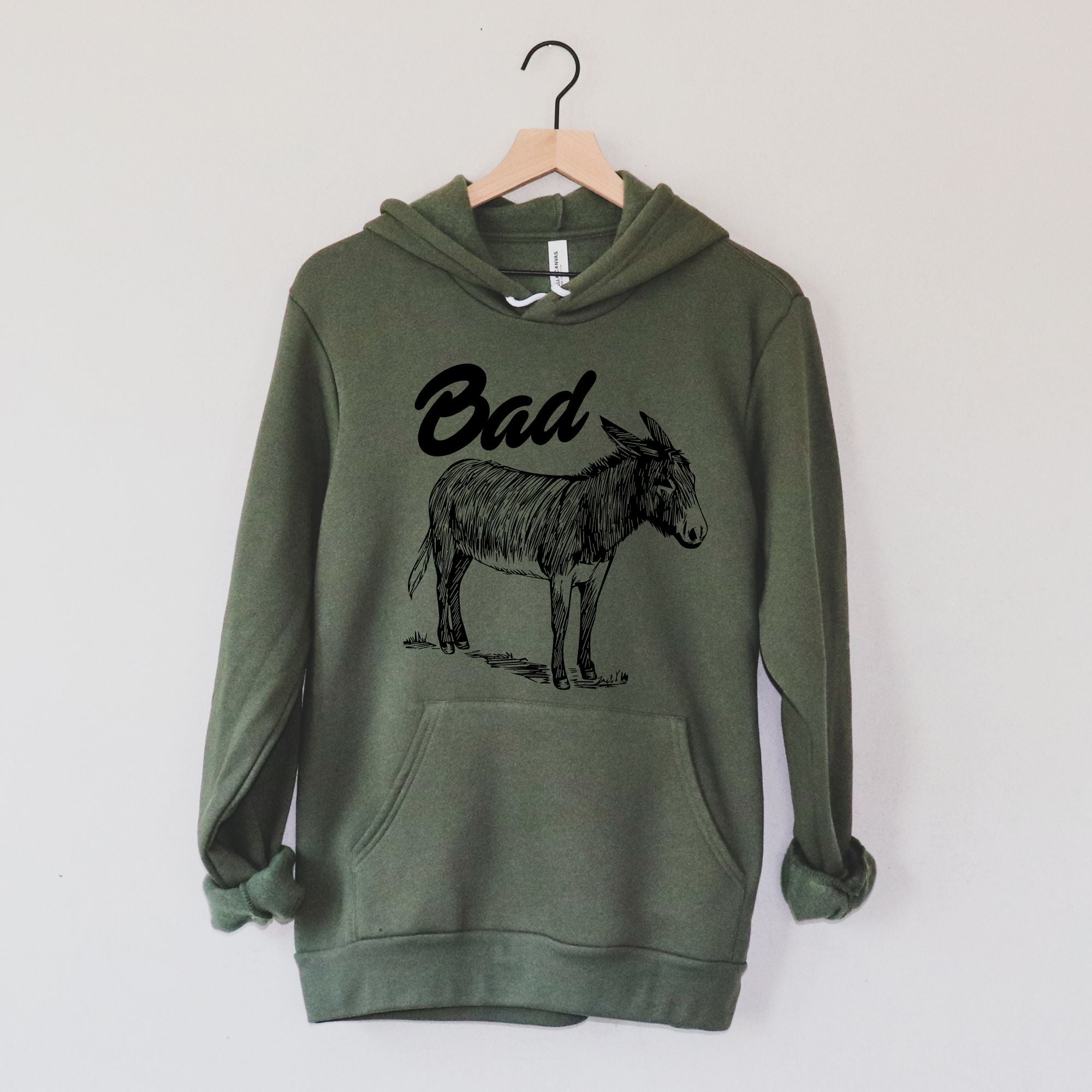 Funny Donkey Bella Canvas Sweatshirt or Hoodie *Unisex Fit*-Sweatshirts-208 Tees Wholesale, Idaho