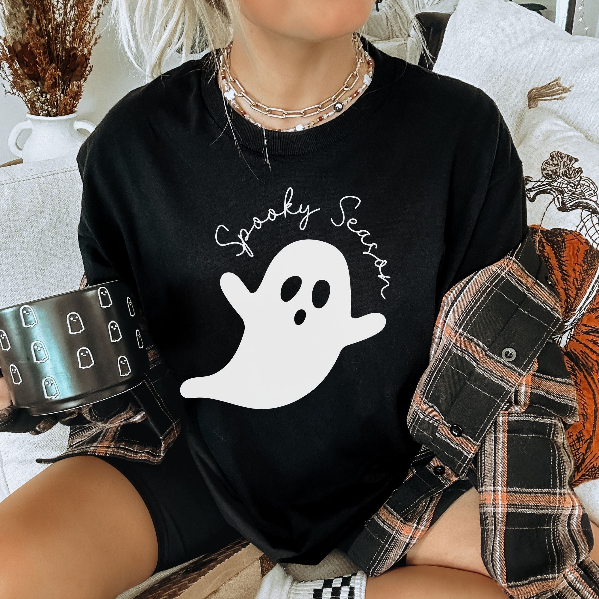 Stay Spooky Cute Ghost Sweatshirt *UNISEX FIT*-Sweatshirts-208 Tees Wholesale, Idaho