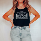 Pentagon Nature Tank Top-Tank Tops-208 Tees Wholesale, Idaho