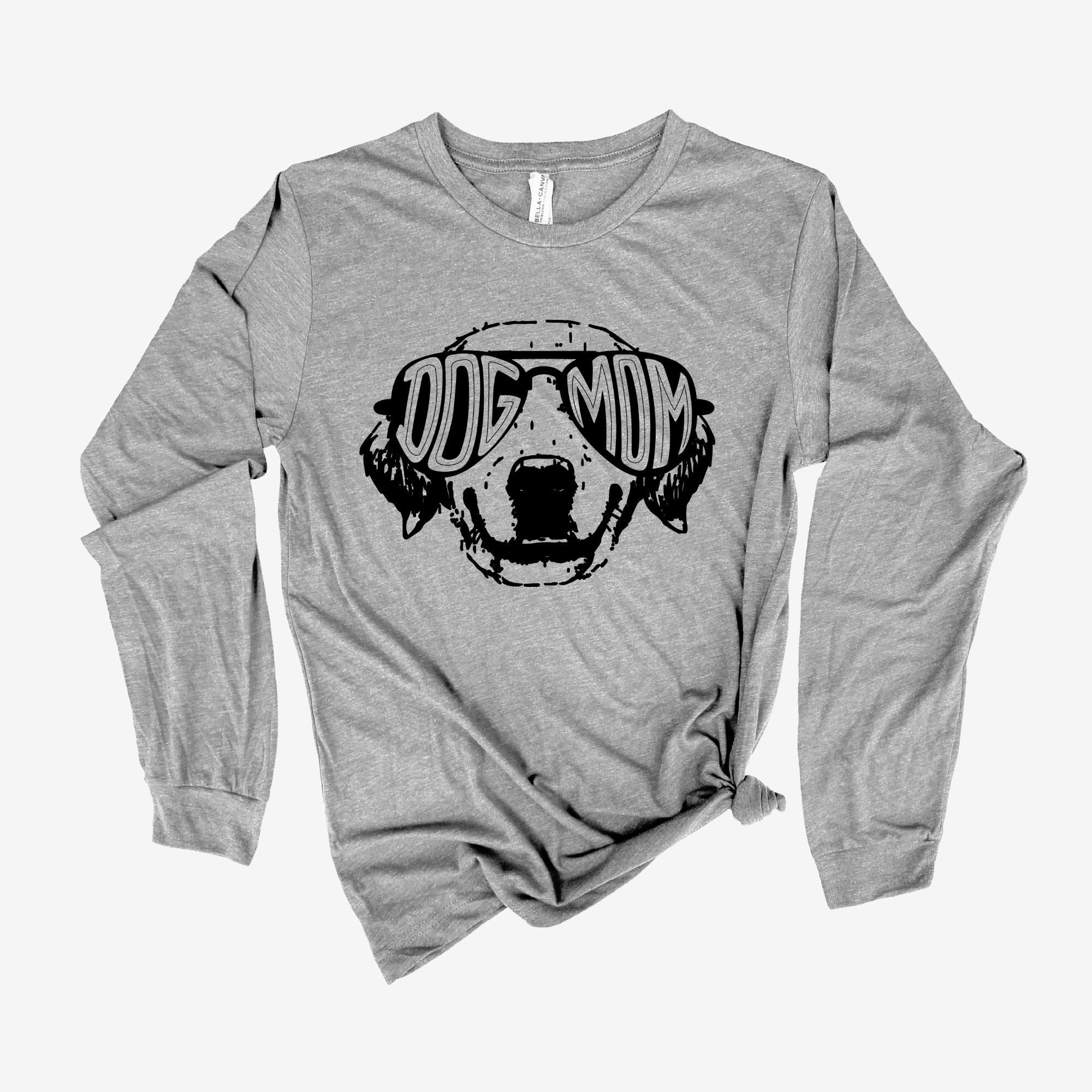 Dog Mom Long Sleeve Shirt, Cute Gift for Dog Mom 14T *UNISEX FIT*-Long Sleeves-208 Tees Wholesale, Idaho