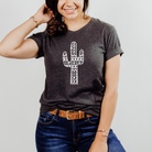 Aztec Cactus Graphic Tee *UNISEX FIT*-208 Tees Wholesale, Idaho