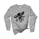 Cow Long Sleeve 10T *UNISEX FIT*-Long Sleeves-208 Tees Wholesale, Idaho