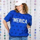 'Merica T Shirt for 4th Of July *UNISEX FIT*-Graphic Tees-208 Tees Wholesale, Idaho