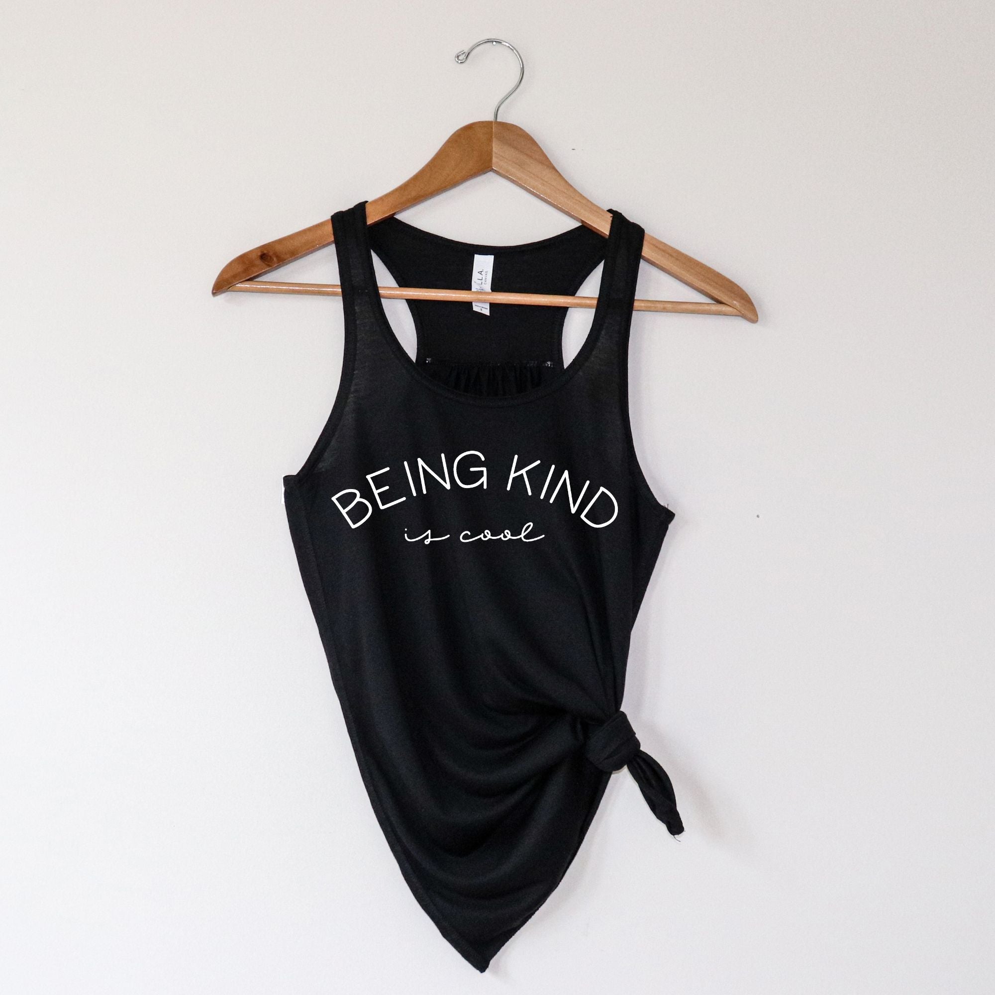 Being Kind Is Cool Tank Top-Tank Tops-208 Tees Wholesale, Idaho