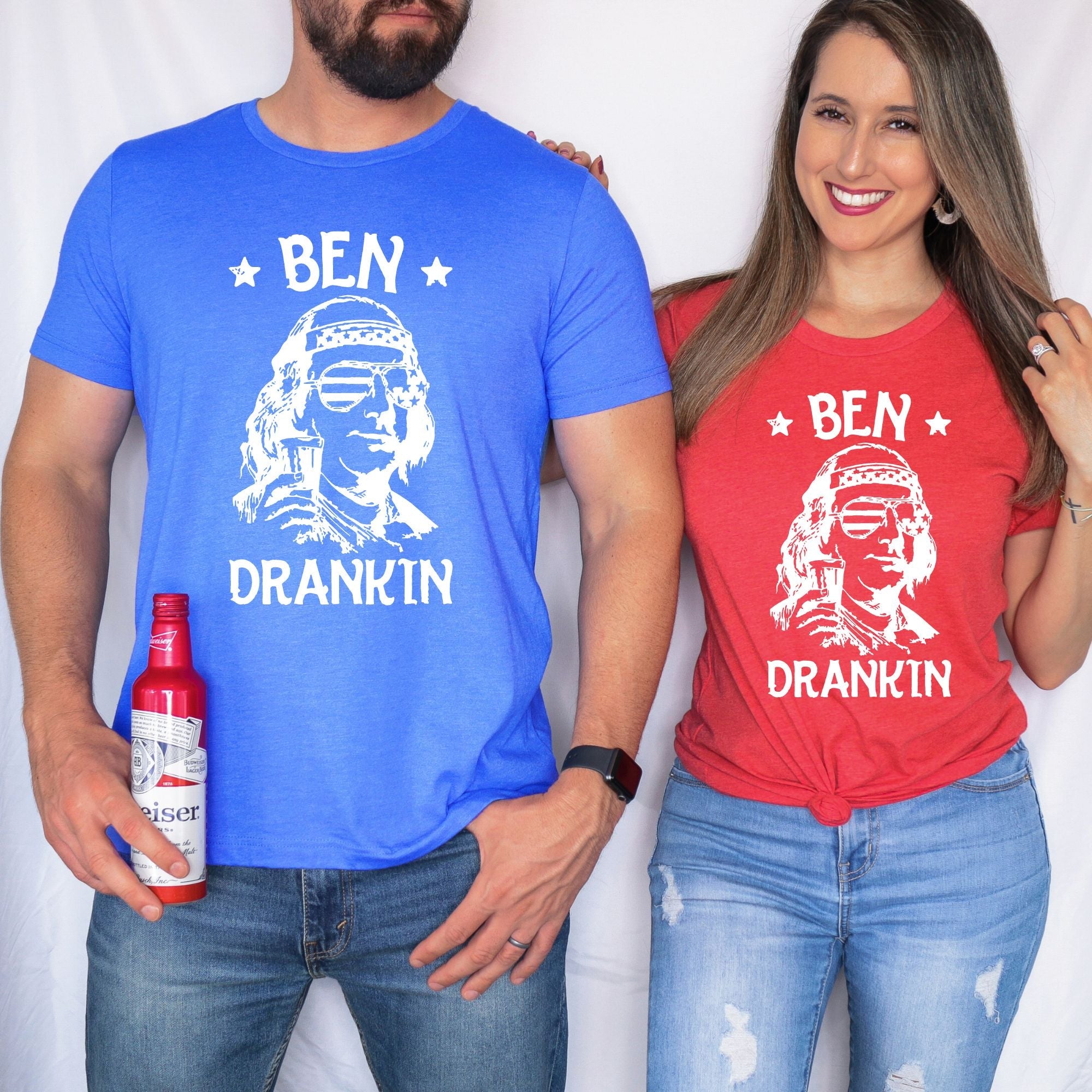 Ben Drankin T Shirt for 4th Of July *UNISEX FIT*-Graphic Tees-208 Tees Wholesale, Idaho