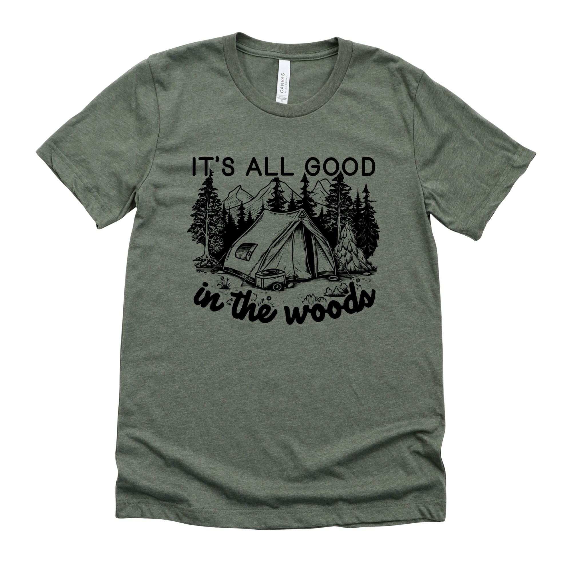 All Good In The Woods TShirt *UNISEX FIT*-Graphic Tees-208 Tees Wholesale, Idaho