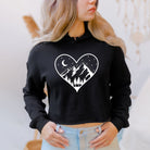 Mountain Heart Bella Canvas Cropped Sweatshirt or Crop Hoodie *Women's Crop Fit*-208 Tees Wholesale, Idaho