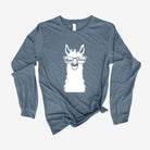 Mama Llama Long Sleeve 26T *UNISEX FIT*-Long Sleeves-208 Tees Wholesale, Idaho