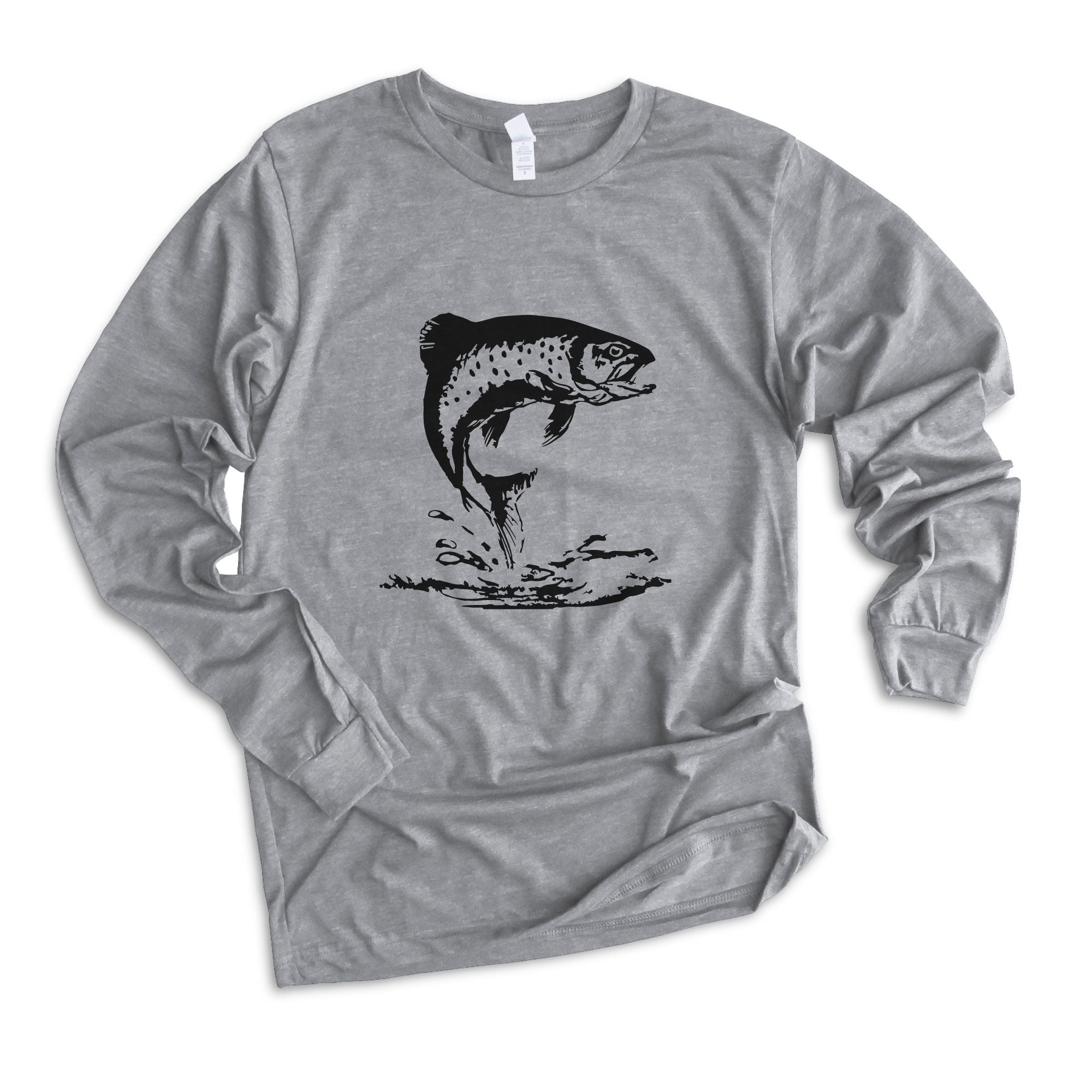 Flyfishing Long Sleeve *UNISEX FIT*-Long Sleeves-208 Tees Wholesale, Idaho