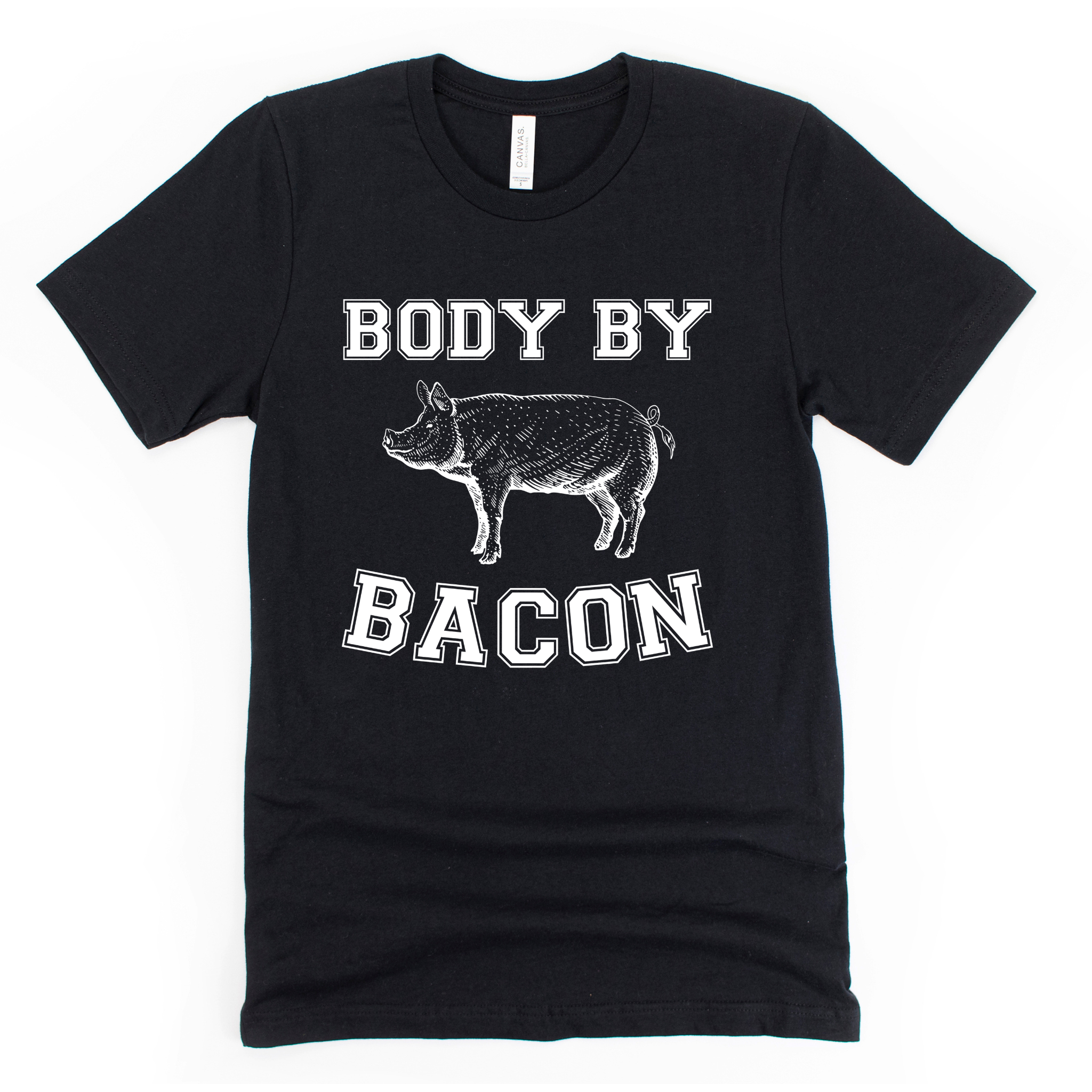 Body by Bacon Graphic Tee 139-Graphic Tees-208 Tees Wholesale, Idaho