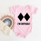 I'm Difficult Baby Bodysuit or Tshirt *UNISEX FIT*-Baby & Toddler-208 Tees Wholesale, Idaho