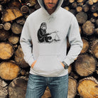 Sasquatch Camping Sweatshirt - Bigfoot Roasting Marshmallow Gildan Hoodie or Crewneck *UNISEX FIT*-Sweatshirts-208 Tees Wholesale, Idaho