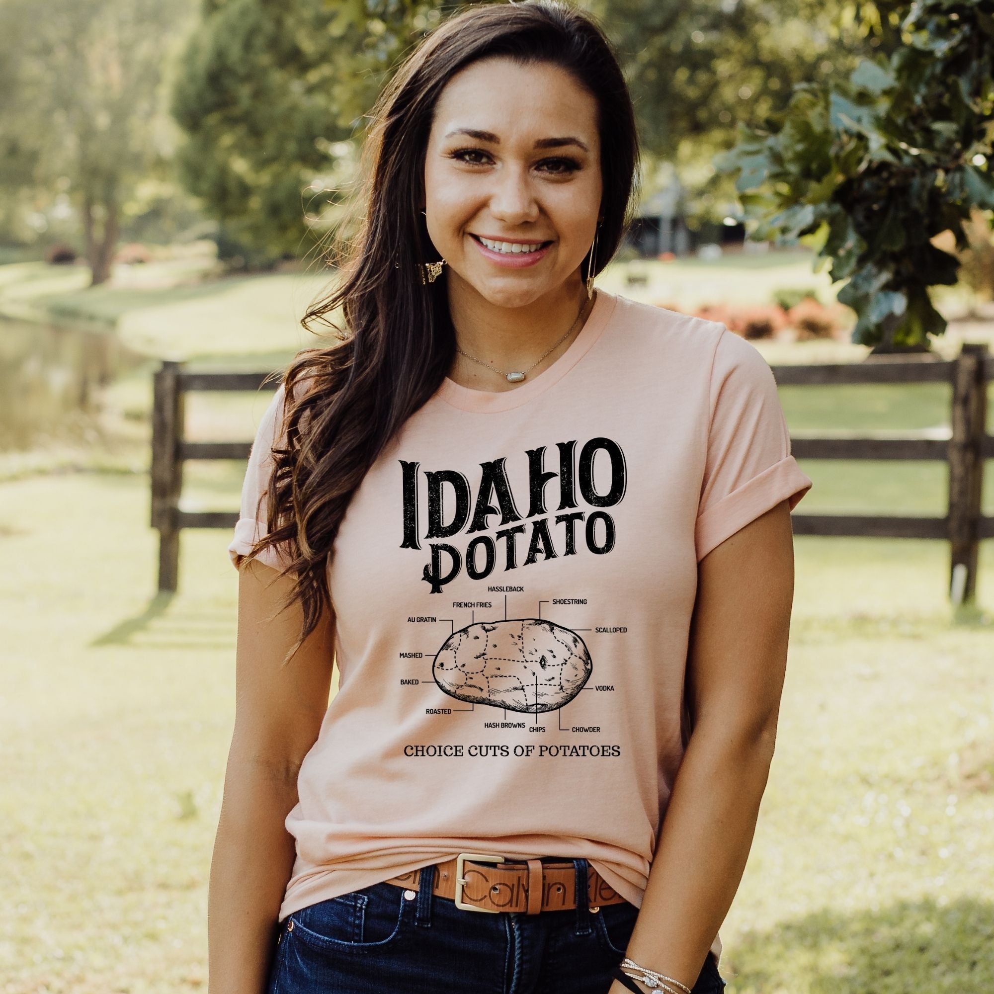 Idaho Potato TShirt for Men and Women *UNISEX FIT*-Mens Tees-208 Tees Wholesale, Idaho