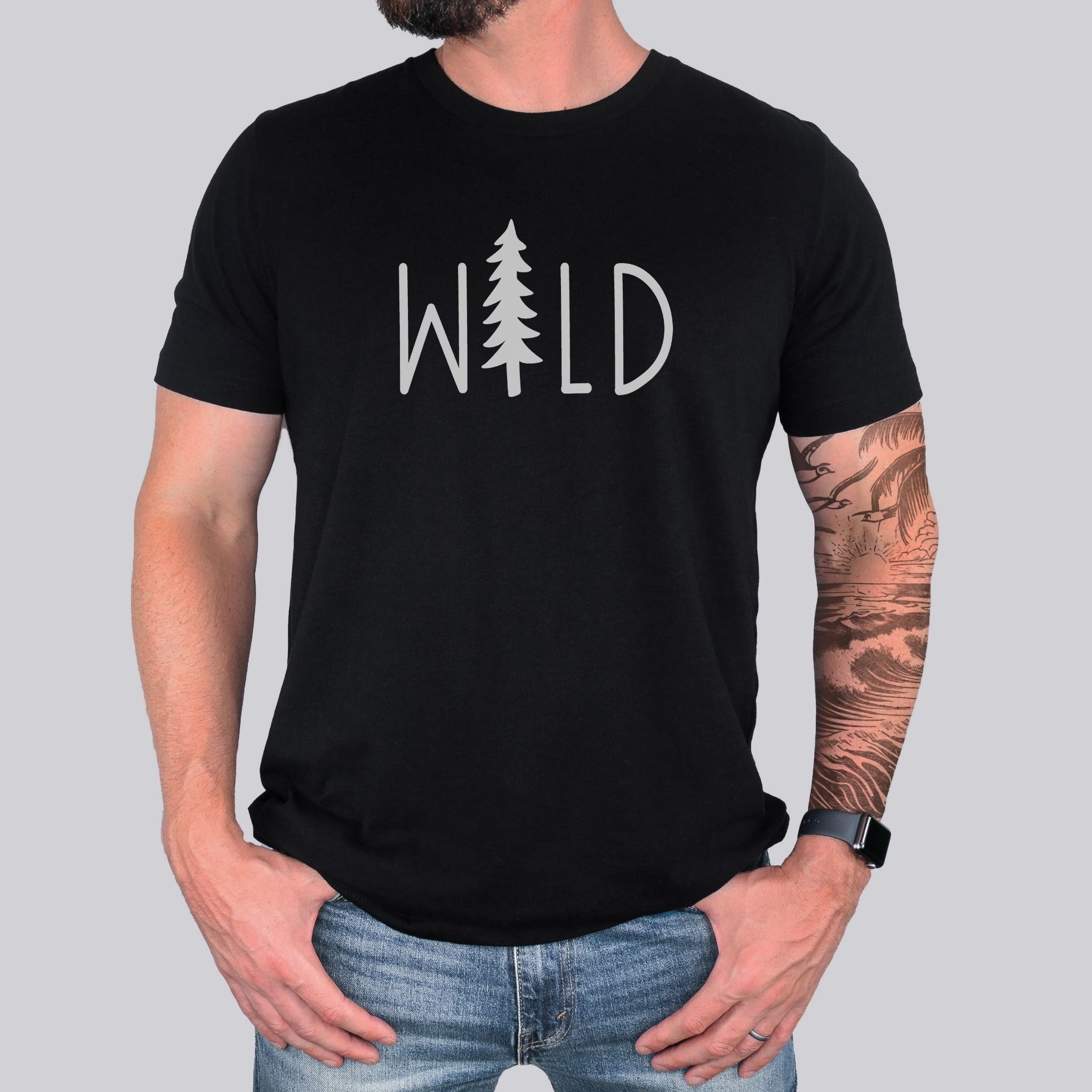 Wild Tree Graphic TeeSoft 058-Graphic Tees-208 Tees Wholesale, Idaho