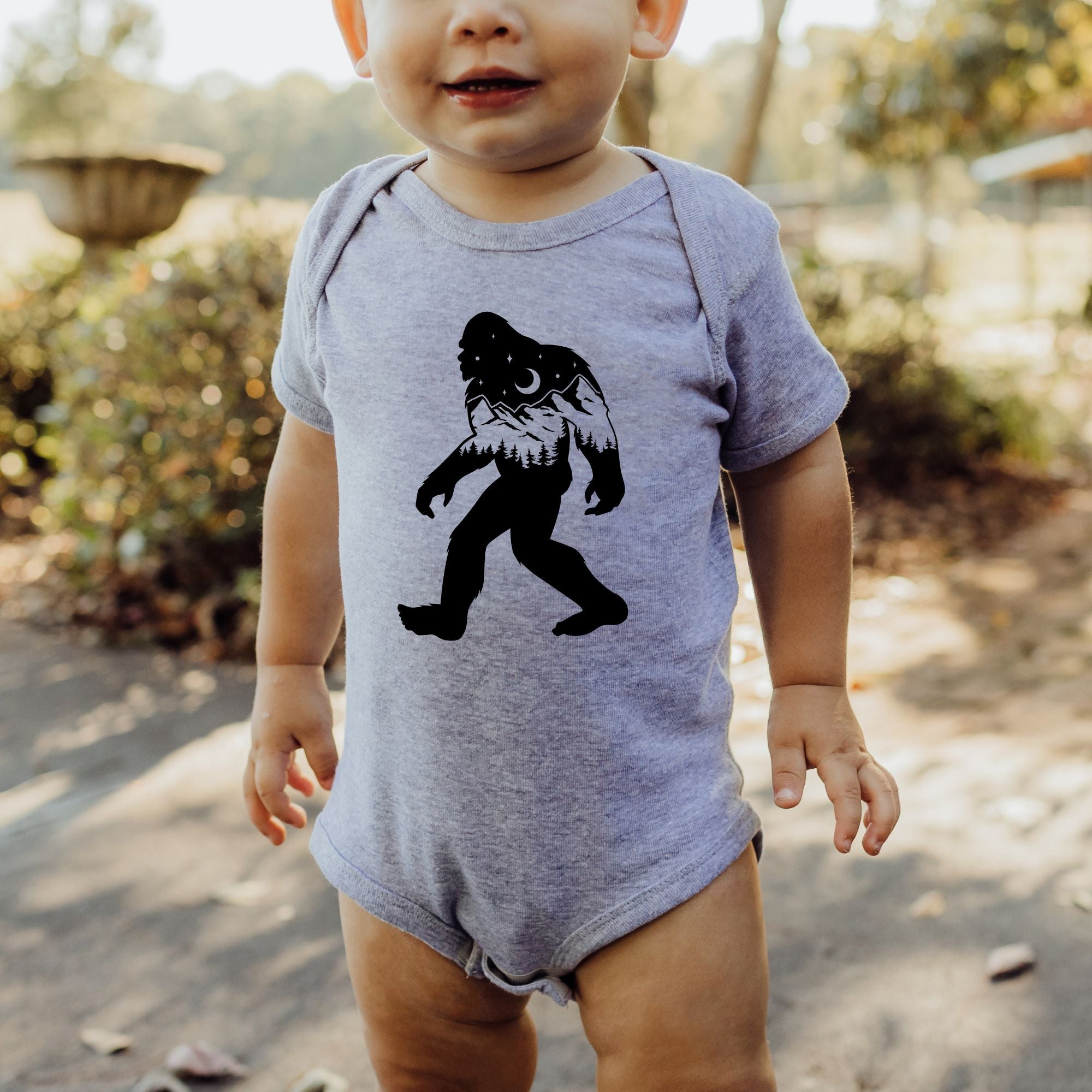 Bigfoot Nature Baby Bodysuit or Tshirt *UNISEX FIT*-Baby & Toddler-208 Tees Wholesale, Idaho
