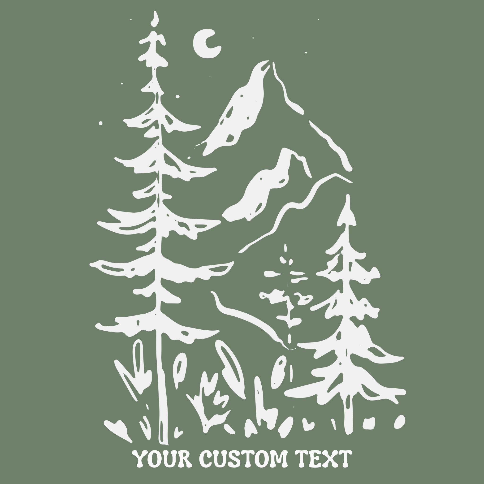 WHOLESALE Simple Nature Crewneck Sweatshirt | Hoodie 212-Sweatshirts-208 Tees Wholesale, Idaho